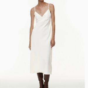 Aritzia Wilfred White Antiquity Dress